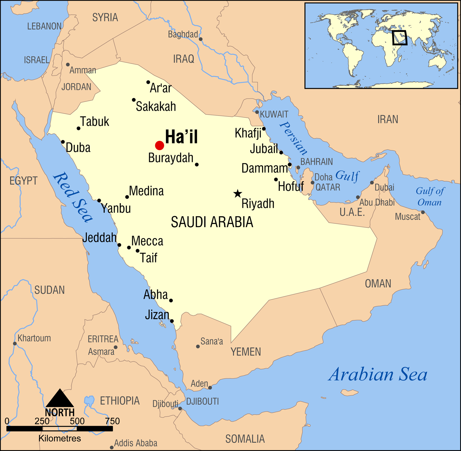 مدينة حائل السعودية: معالم سياحية وتاريخية